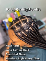 Jouleve Beauty Braiding Gel - Strong Hold for Braids, Locs, Styling, & Twists - Long-Lasting Shine, Non-Flaking Styling Gel - 250Ml