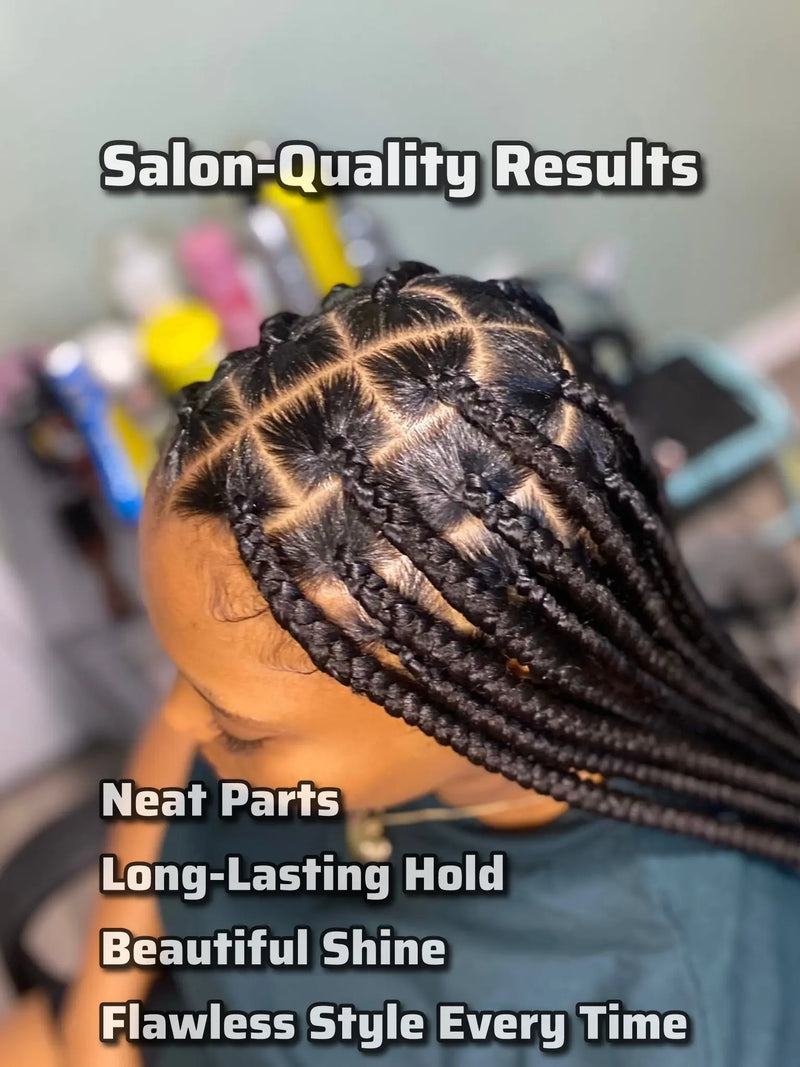 Jouleve Beauty Braiding Gel - Strong Hold for Braids, Locs, Styling, & Twists - Long-Lasting Shine, Non-Flaking Styling Gel - 250Ml